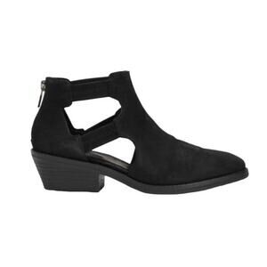 Eileen Fisher Women Vanda Tumbled Nubuck Bootie Black 9